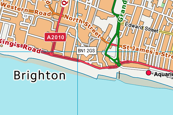 Juvenate (Brighton) map (BN1 2GS) - OS VectorMap District (Ordnance Survey)