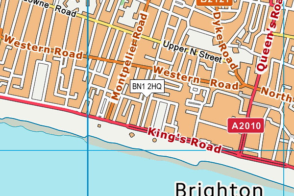 BN1 2HQ map - OS VectorMap District (Ordnance Survey)