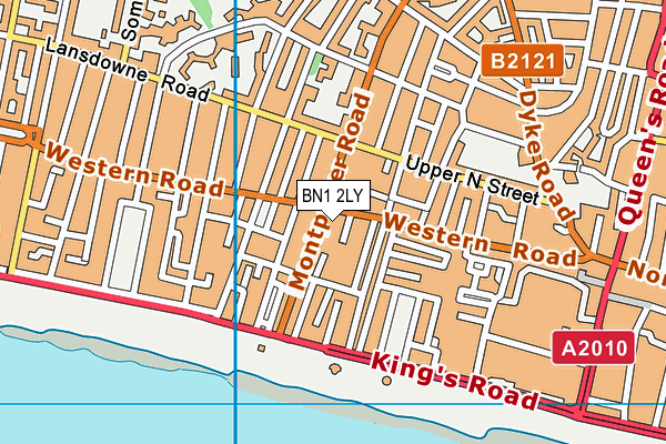 BN1 2LY map - OS VectorMap District (Ordnance Survey)