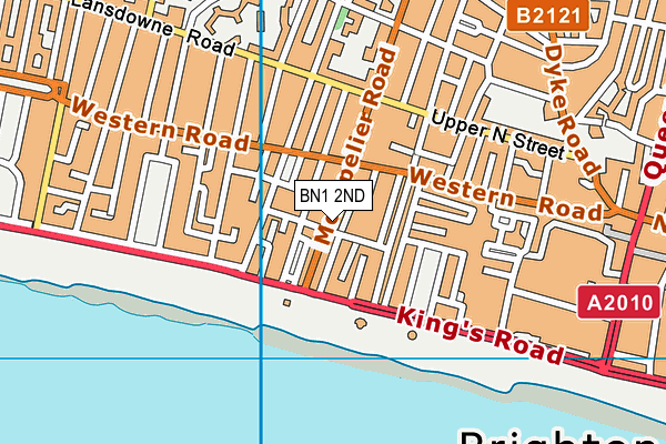 BN1 2ND map - OS VectorMap District (Ordnance Survey)