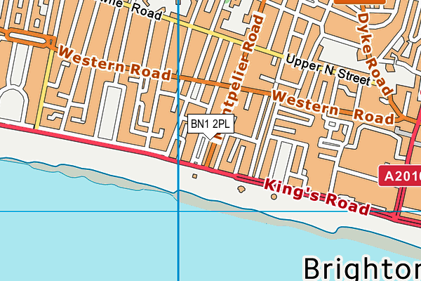 BN1 2PL map - OS VectorMap District (Ordnance Survey)