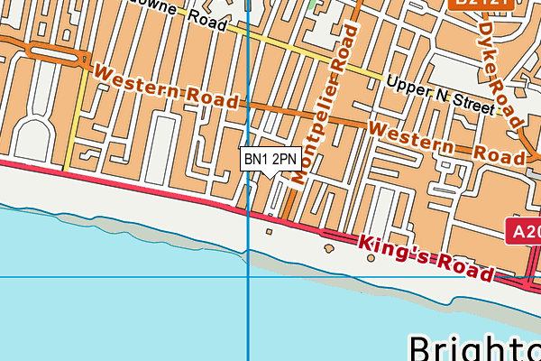 BN1 2PN map - OS VectorMap District (Ordnance Survey)