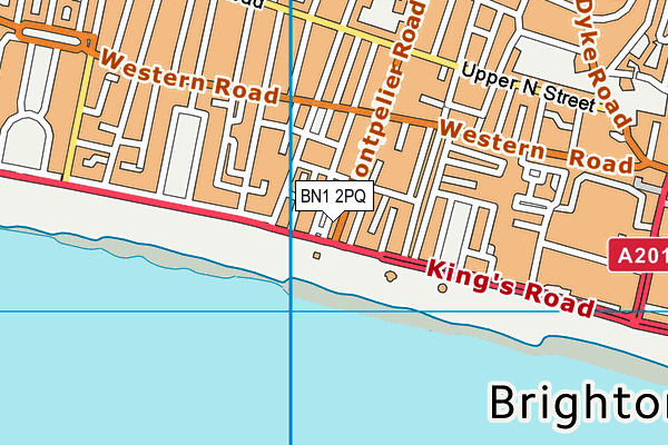 BN1 2PQ map - OS VectorMap District (Ordnance Survey)