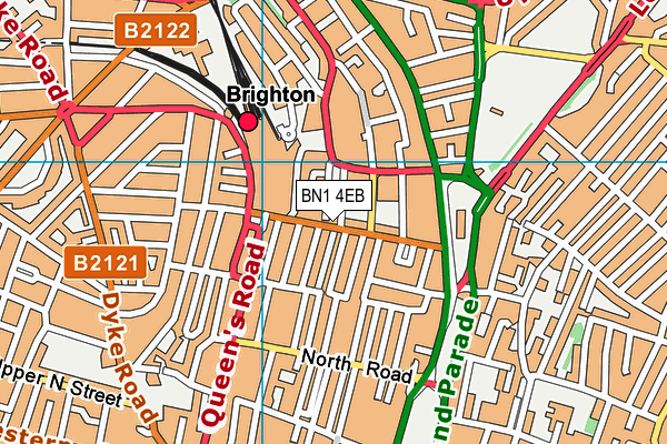 Map of MANGE TOUT BRIGHTON LIMITED at district scale