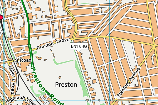 Map of 35 PRESTON PARK AVENUE (FREEHOLD) LIMITED at district scale