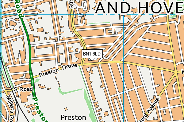 Map of PRESTON DROVE PROPERTY LIMITED at district scale