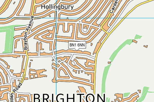 Map of BRIGHTON THIRD SECTOR TRAINING LTD at district scale