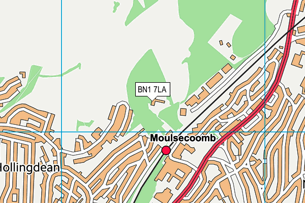 Homewood College map (BN1 7LA) - OS VectorMap District (Ordnance Survey)