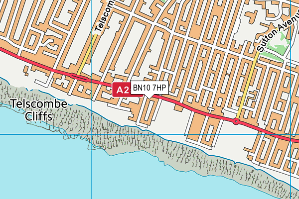 BN10 7HP map - OS VectorMap District (Ordnance Survey)