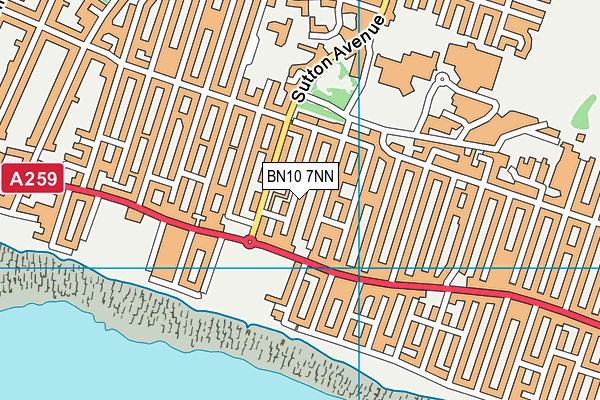 BN10 7NN map - OS VectorMap District (Ordnance Survey)