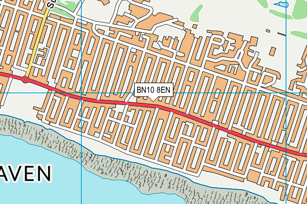 BN10 8EN map - OS VectorMap District (Ordnance Survey)