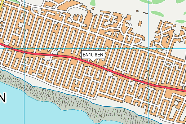 BN10 8ER map - OS VectorMap District (Ordnance Survey)