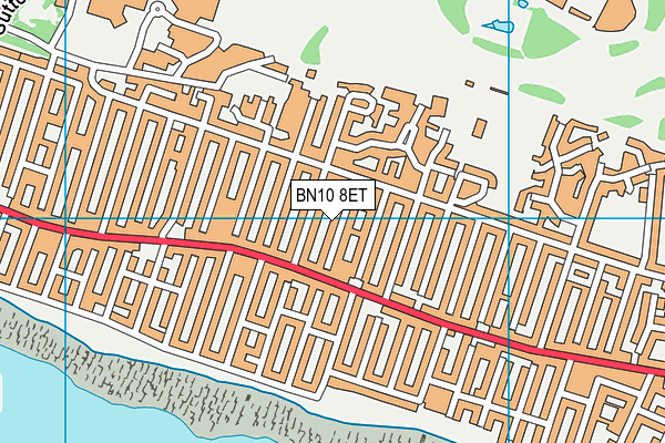 BN10 8ET map - OS VectorMap District (Ordnance Survey)