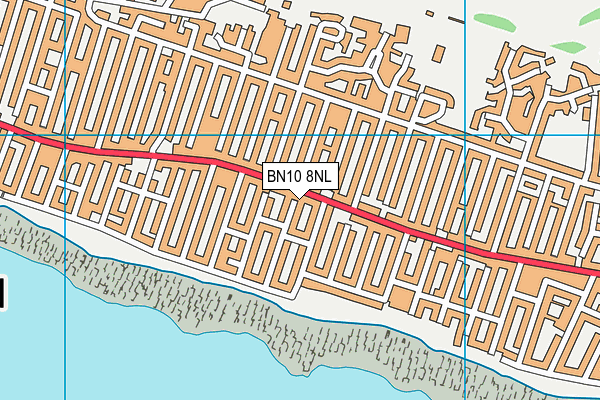 BN10 8NL map - OS VectorMap District (Ordnance Survey)