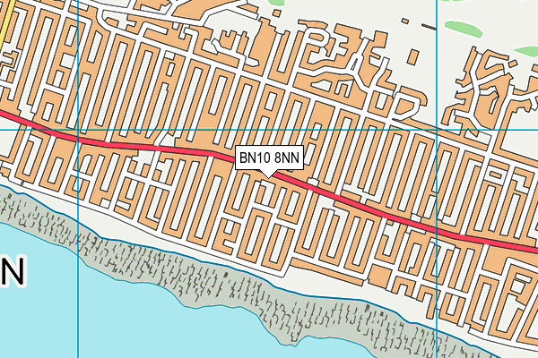 BN10 8NN map - OS VectorMap District (Ordnance Survey)