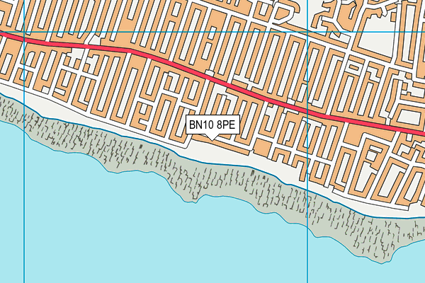BN10 8PE map - OS VectorMap District (Ordnance Survey)
