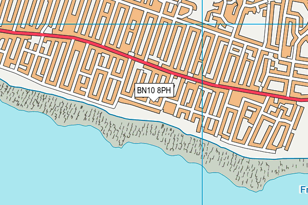 BN10 8PH map - OS VectorMap District (Ordnance Survey)