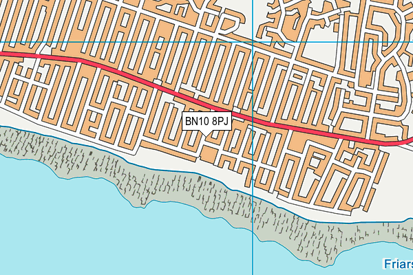 BN10 8PJ map - OS VectorMap District (Ordnance Survey)