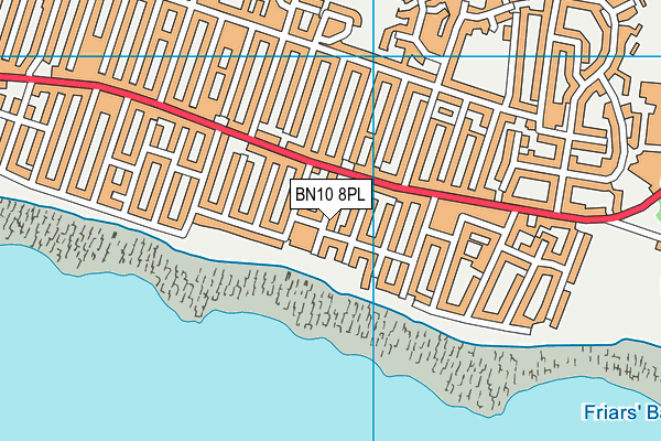 BN10 8PL map - OS VectorMap District (Ordnance Survey)