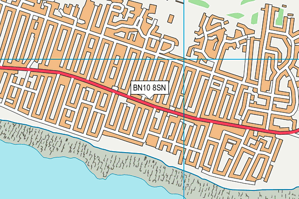 BN10 8SN map - OS VectorMap District (Ordnance Survey)