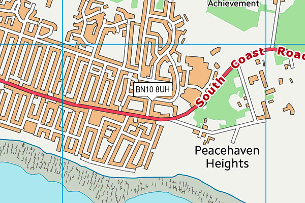 BN10 8UH map - OS VectorMap District (Ordnance Survey)