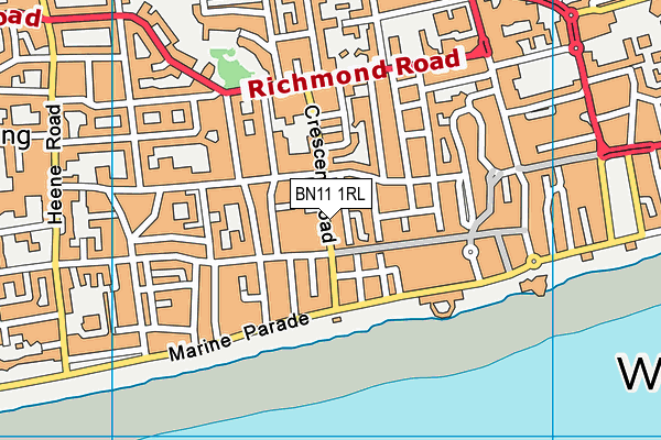 Map of 80 LANSDOWNE PLACE (HOVE) LIMITED at district scale