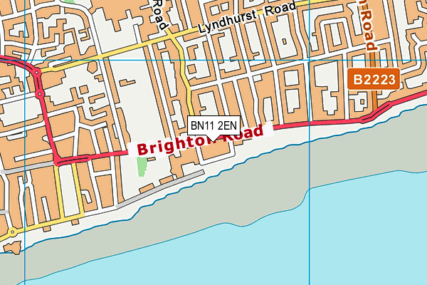 Map of BRIGHTON ROAD MOTORS LIMITED at district scale
