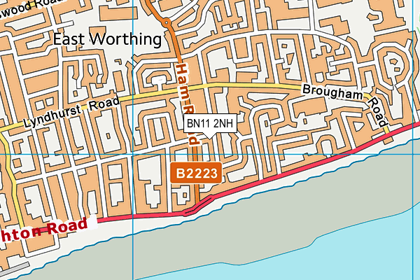 BN11 2NH map - OS VectorMap District (Ordnance Survey)