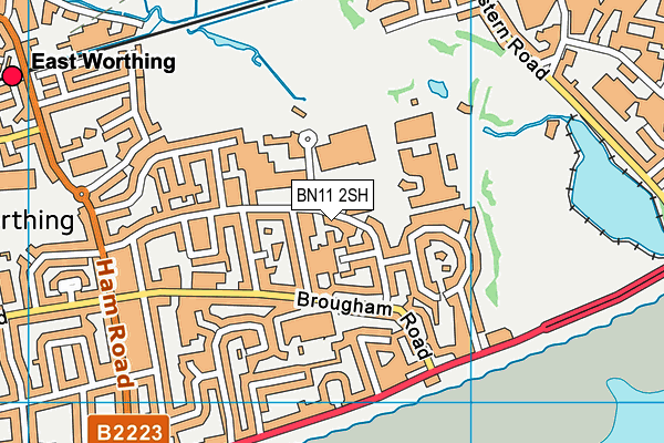BN11 2SH map - OS VectorMap District (Ordnance Survey)