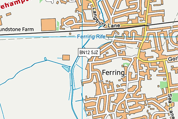 Map of FERRING SPREADSHEET SOLUTIONS LIMITED at district scale