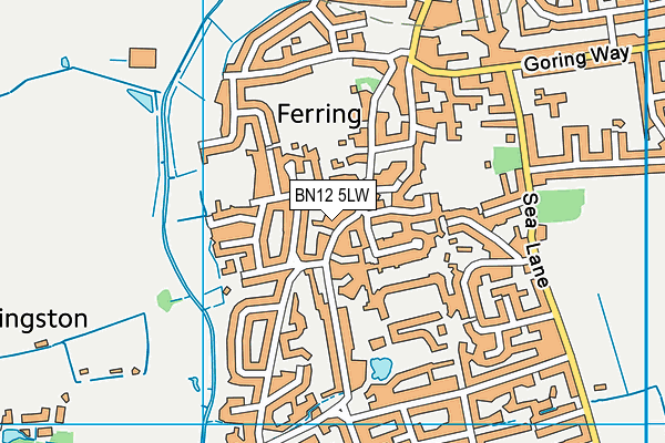 Map of GEM-UK GARAGE (FERRING) LTD at district scale