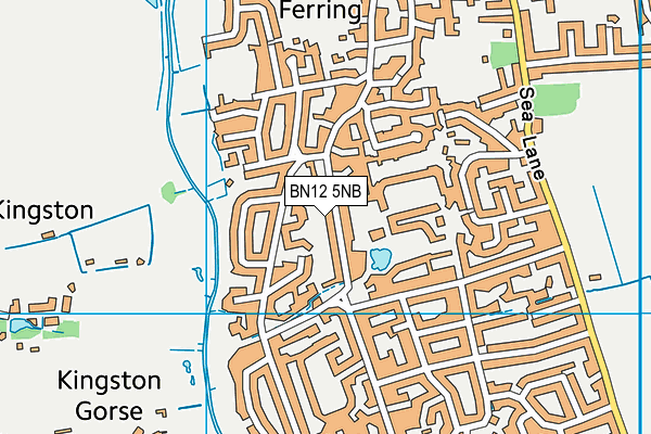 BN12 5NB map - OS VectorMap District (Ordnance Survey)