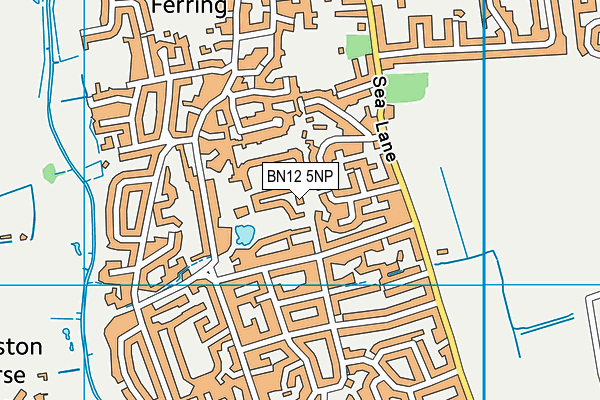 BN12 5NP map - OS VectorMap District (Ordnance Survey)