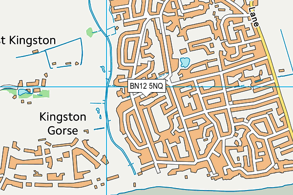 BN12 5NQ map - OS VectorMap District (Ordnance Survey)