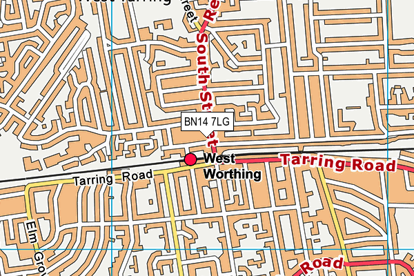 Map of SOMPTING STABLES LTD at district scale