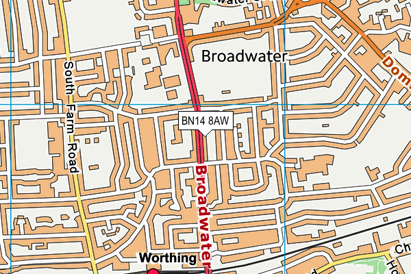 Map of 74BROADWATER LIMITED at district scale