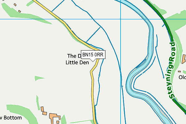 BN15 0RR map - OS VectorMap District (Ordnance Survey)