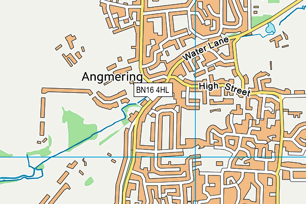 BN16 4HL map - OS VectorMap District (Ordnance Survey)