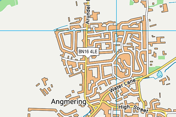 BN16 4LE map - OS VectorMap District (Ordnance Survey)