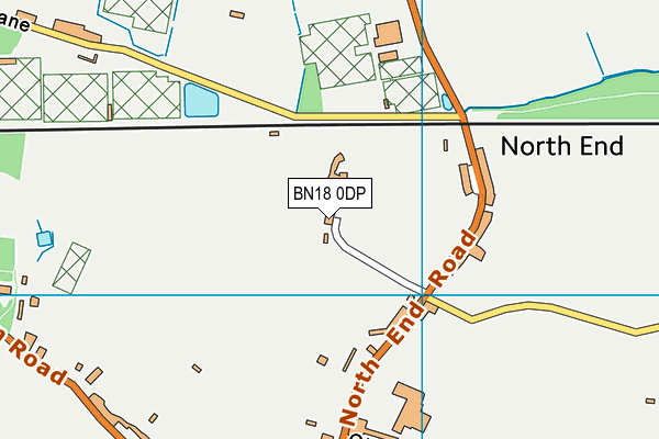 BN18 0DP map - OS VectorMap District (Ordnance Survey)