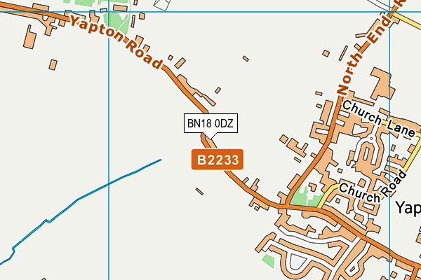 BN18 0DZ map - OS VectorMap District (Ordnance Survey)