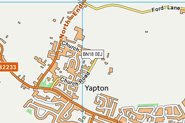 BN18 0EJ map - OS VectorMap District (Ordnance Survey)