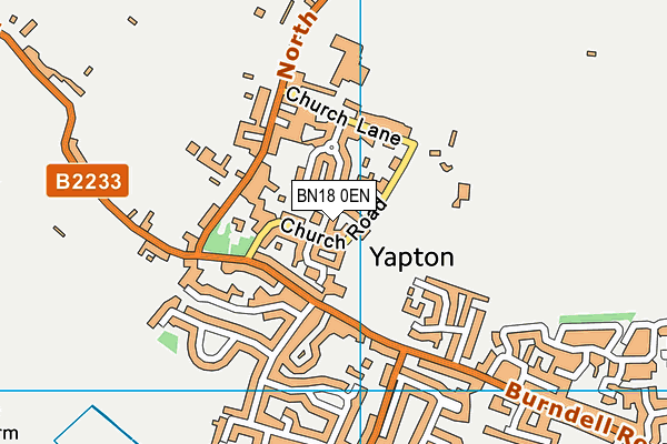 BN18 0EN map - OS VectorMap District (Ordnance Survey)