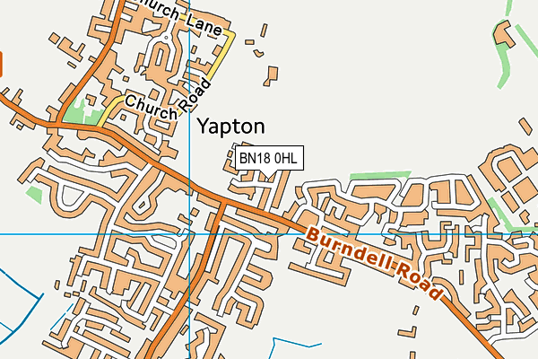BN18 0HL map - OS VectorMap District (Ordnance Survey)