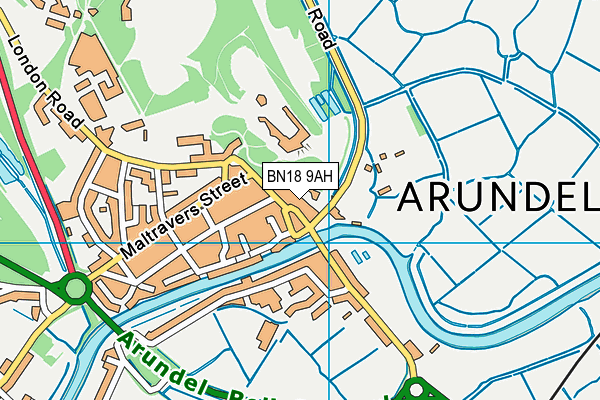 Map of ARUNDEL SPICE HOUSE LTD at district scale