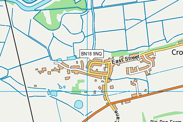 BN18 9NQ map - OS VectorMap District (Ordnance Survey)
