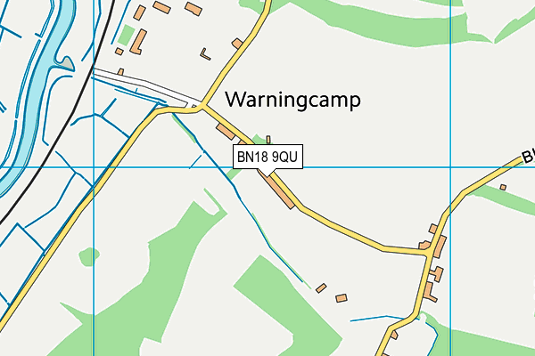 BN18 9QU map - OS VectorMap District (Ordnance Survey)
