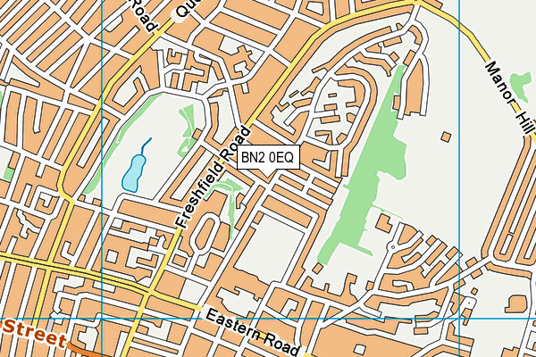 BN2 0EQ map - OS VectorMap District (Ordnance Survey)