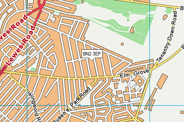 BN2 3EP map - OS VectorMap District (Ordnance Survey)