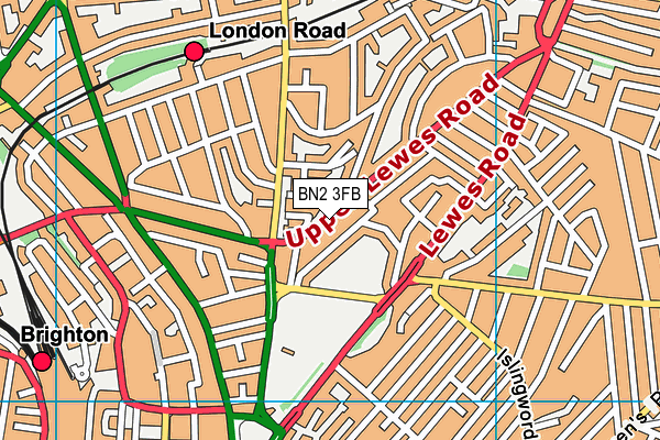 Map of 153 UPPER LEWES ROAD LIMITED at district scale